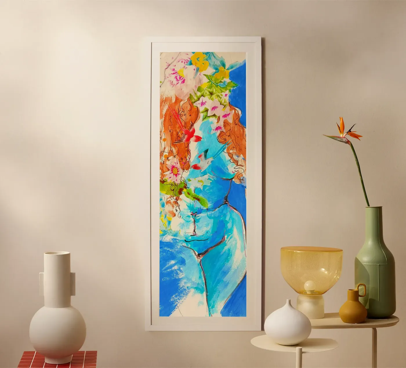 Dafne blu poster da Bénédicte Berthod