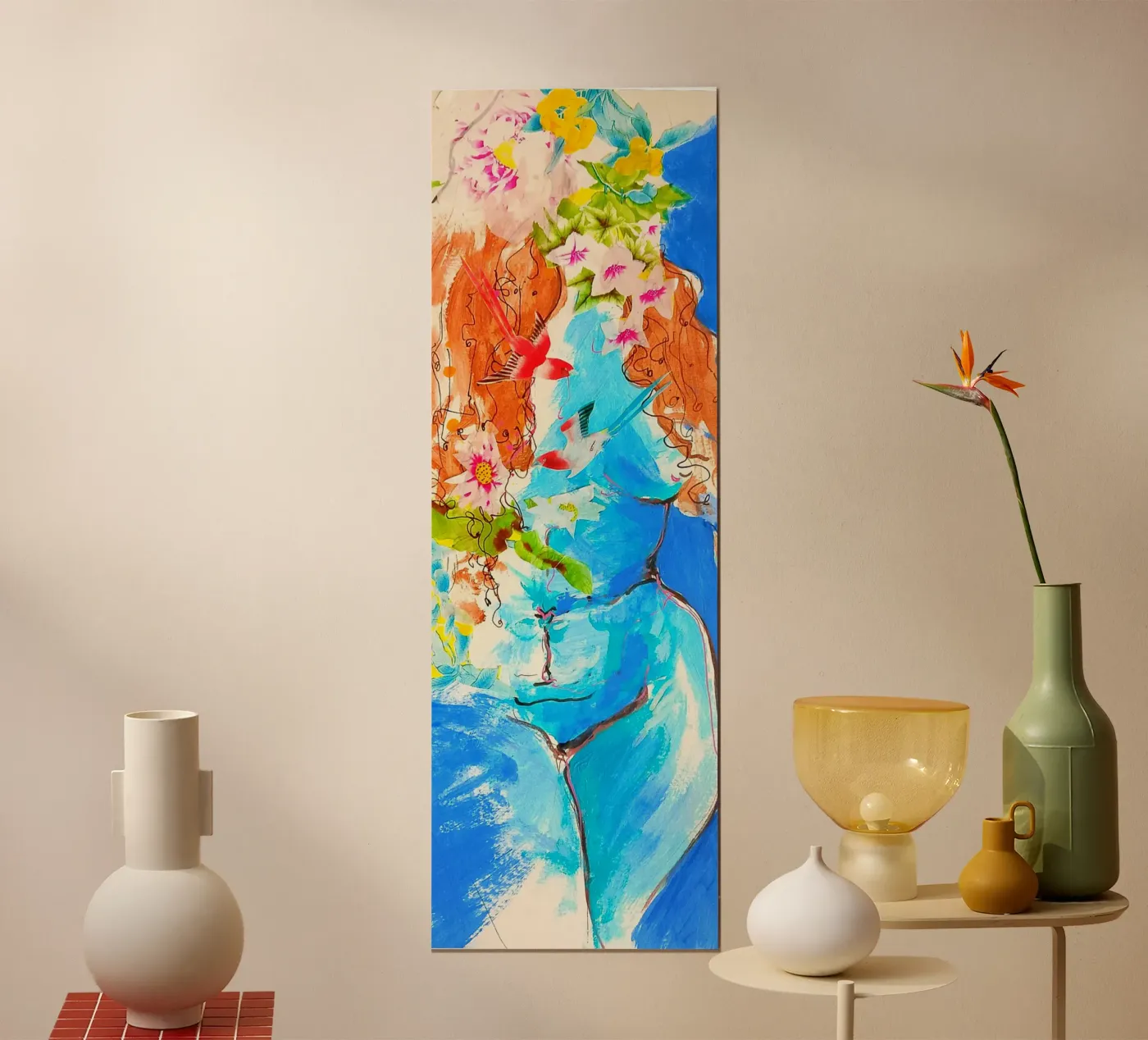 Dafne blu poster da Bénédicte Berthod