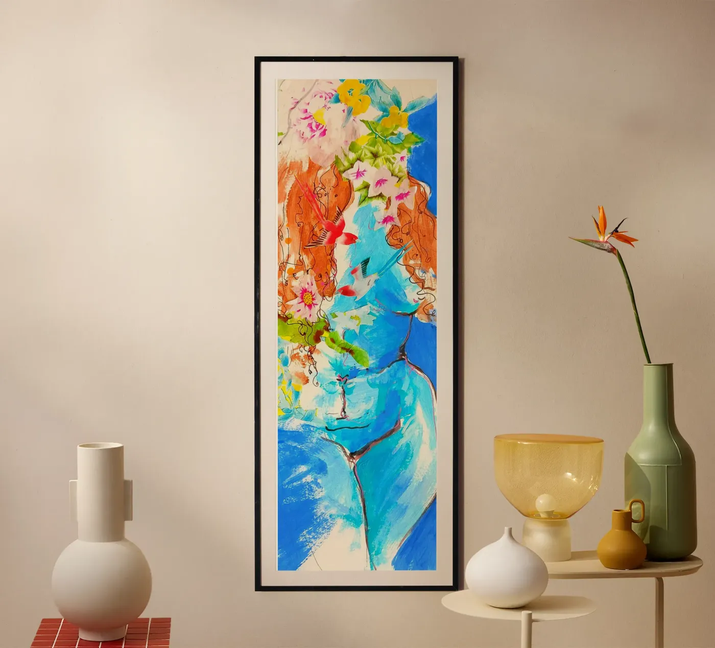 Dafne blu poster da Bénédicte Berthod