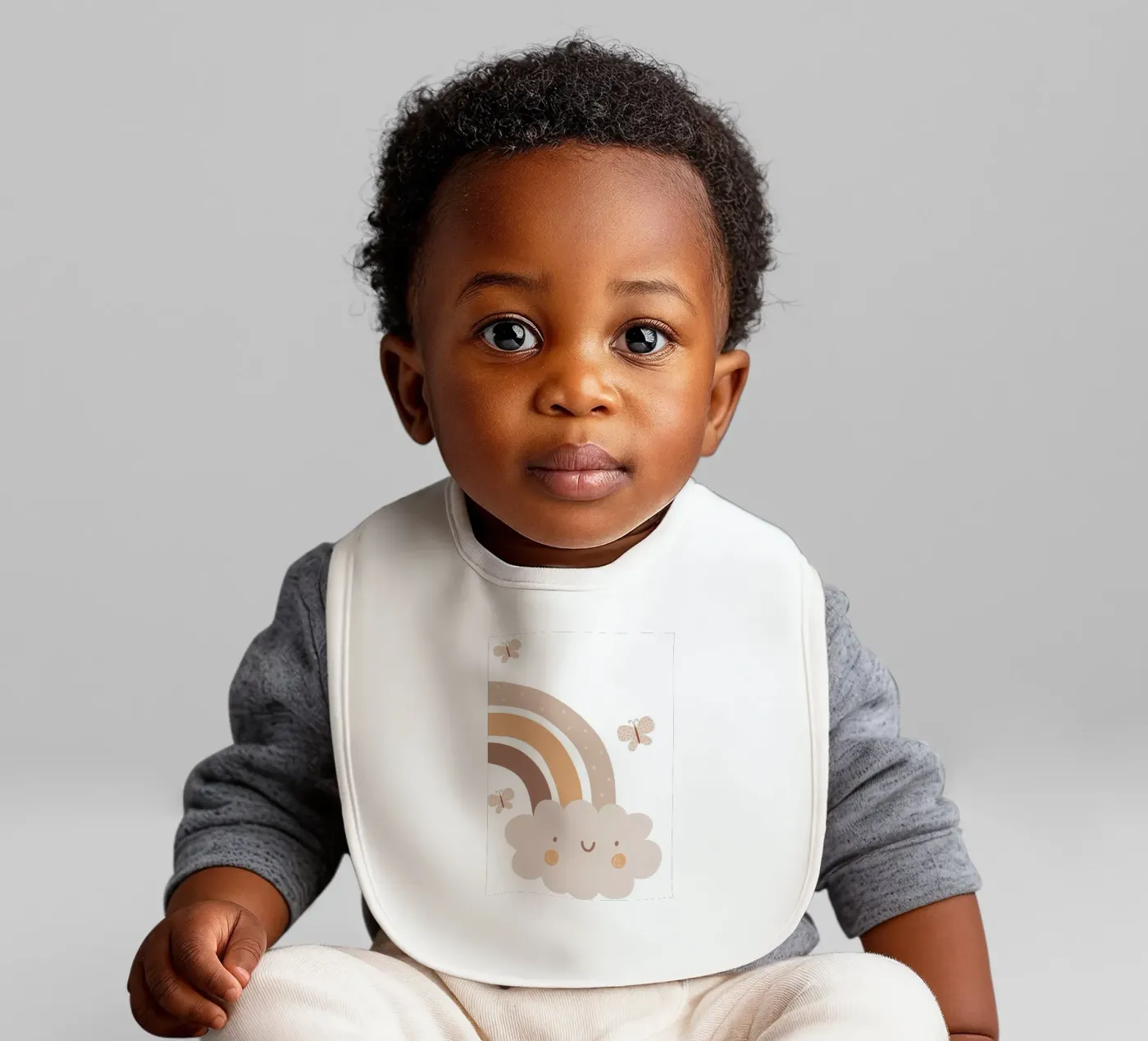 Cute smiling cloud bavaglino da LisaArtes