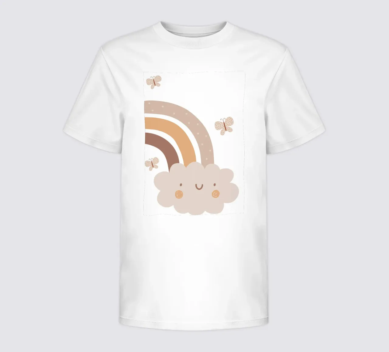 Cute smiling cloud Kinder T-Shirt von LisaArtes