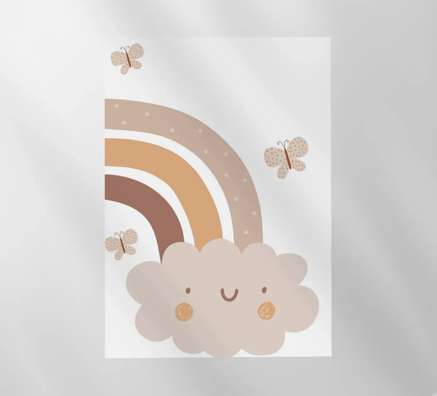 Cute smiling cloud pellicola backlit da LisaArtes