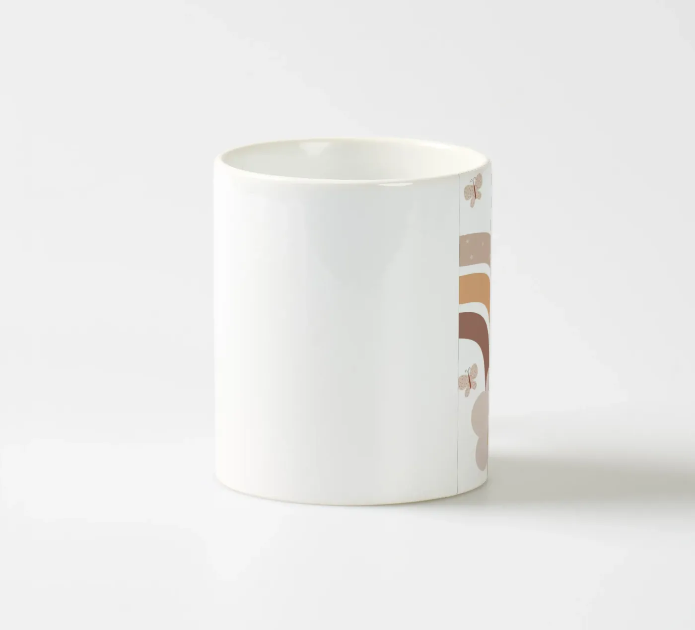 Cute smiling cloud ceramic mug by LisaArtes