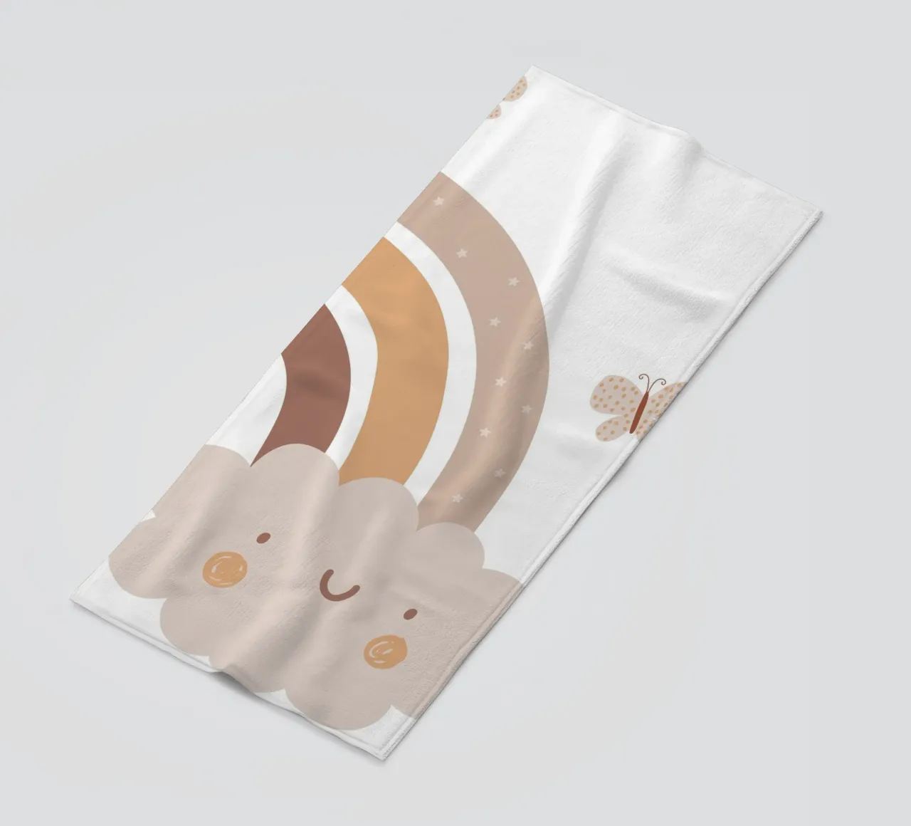 Cute smiling cloud telo mare da LisaArtes