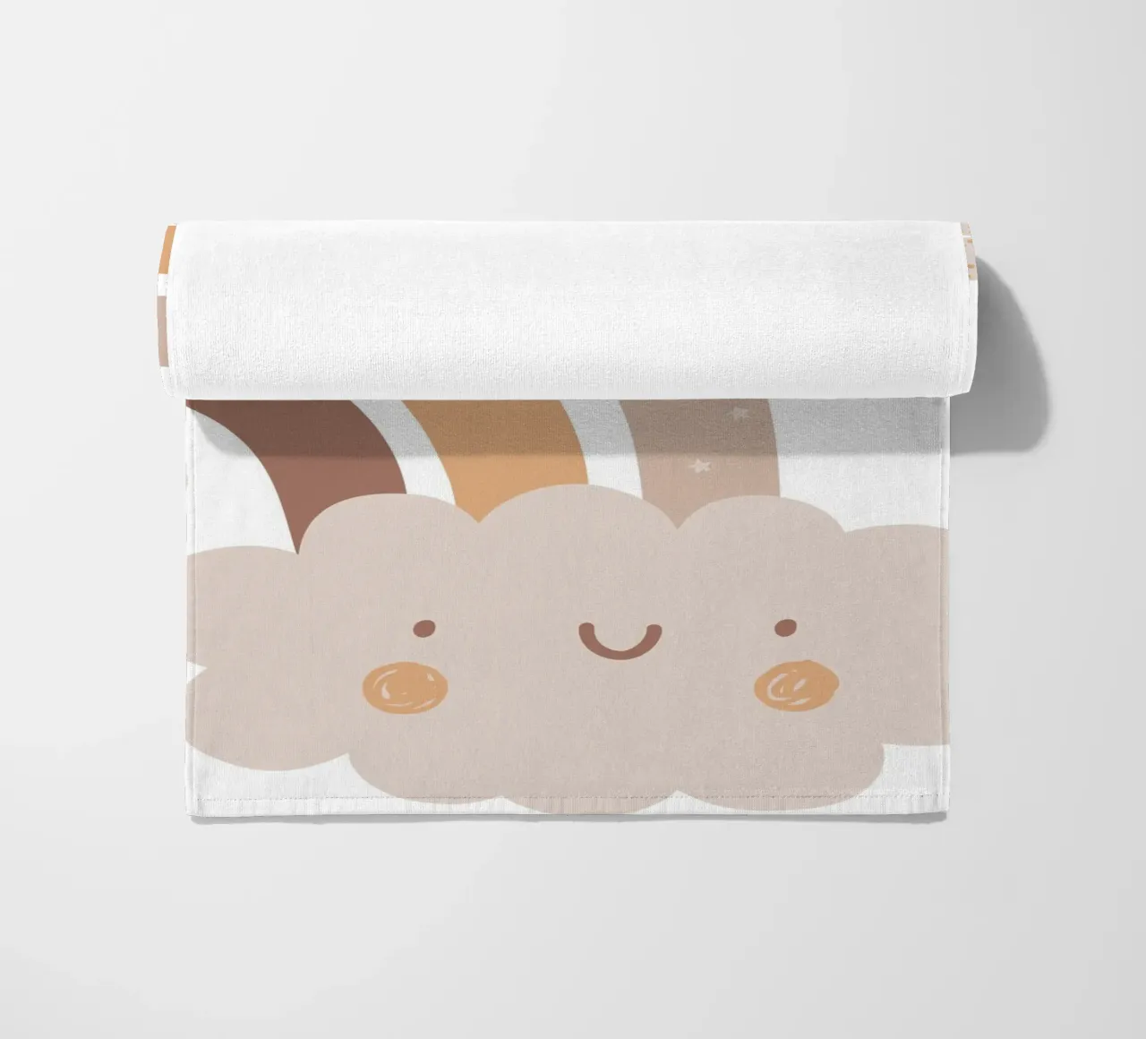 Cute smiling cloud telo mare da LisaArtes