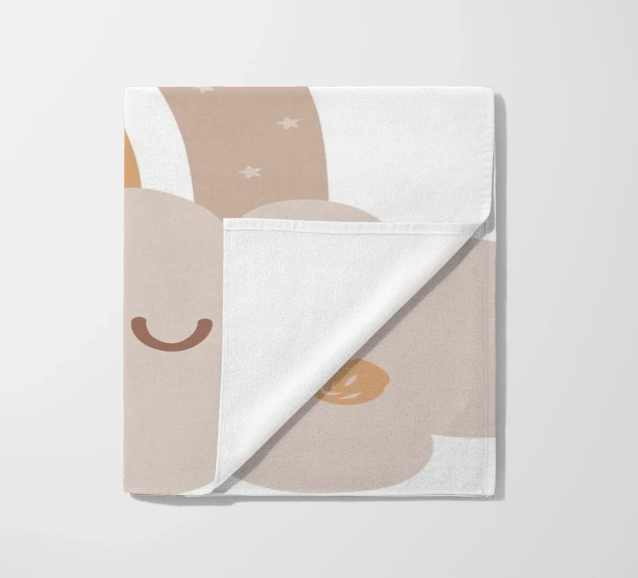 Cute smiling cloud telo mare da LisaArtes