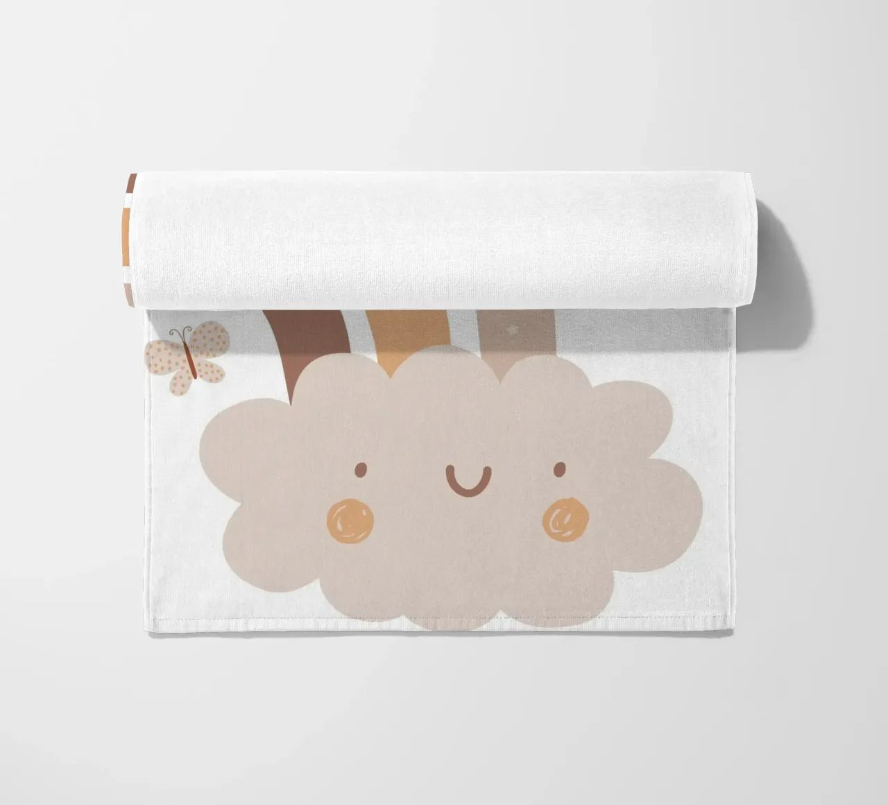 Cute smiling cloud telo mare da LisaArtes