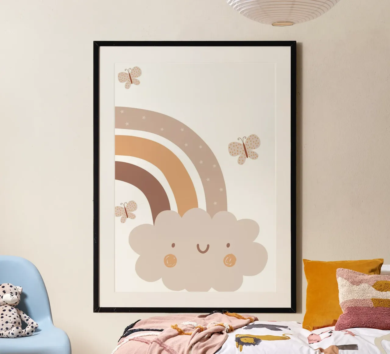 Cute smiling cloud poster da LisaArtes