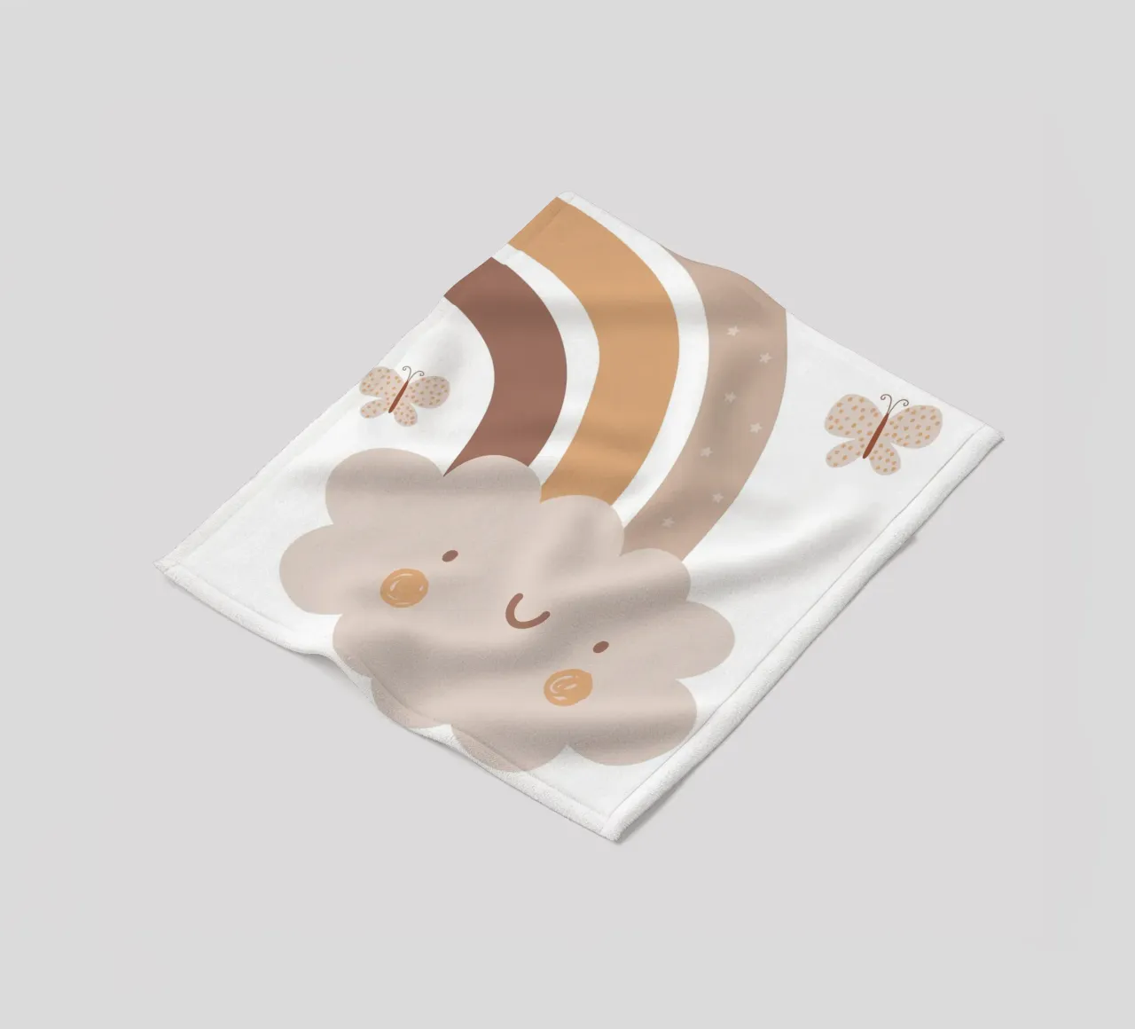 Cute smiling cloud coperta in pile da LisaArtes