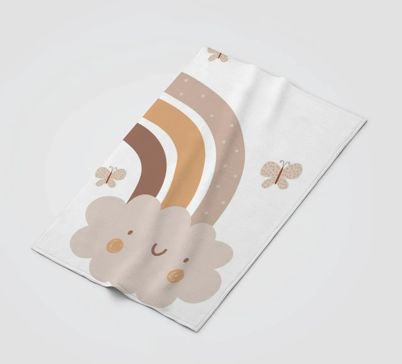 Cute smiling cloud coperta in pile da LisaArtes