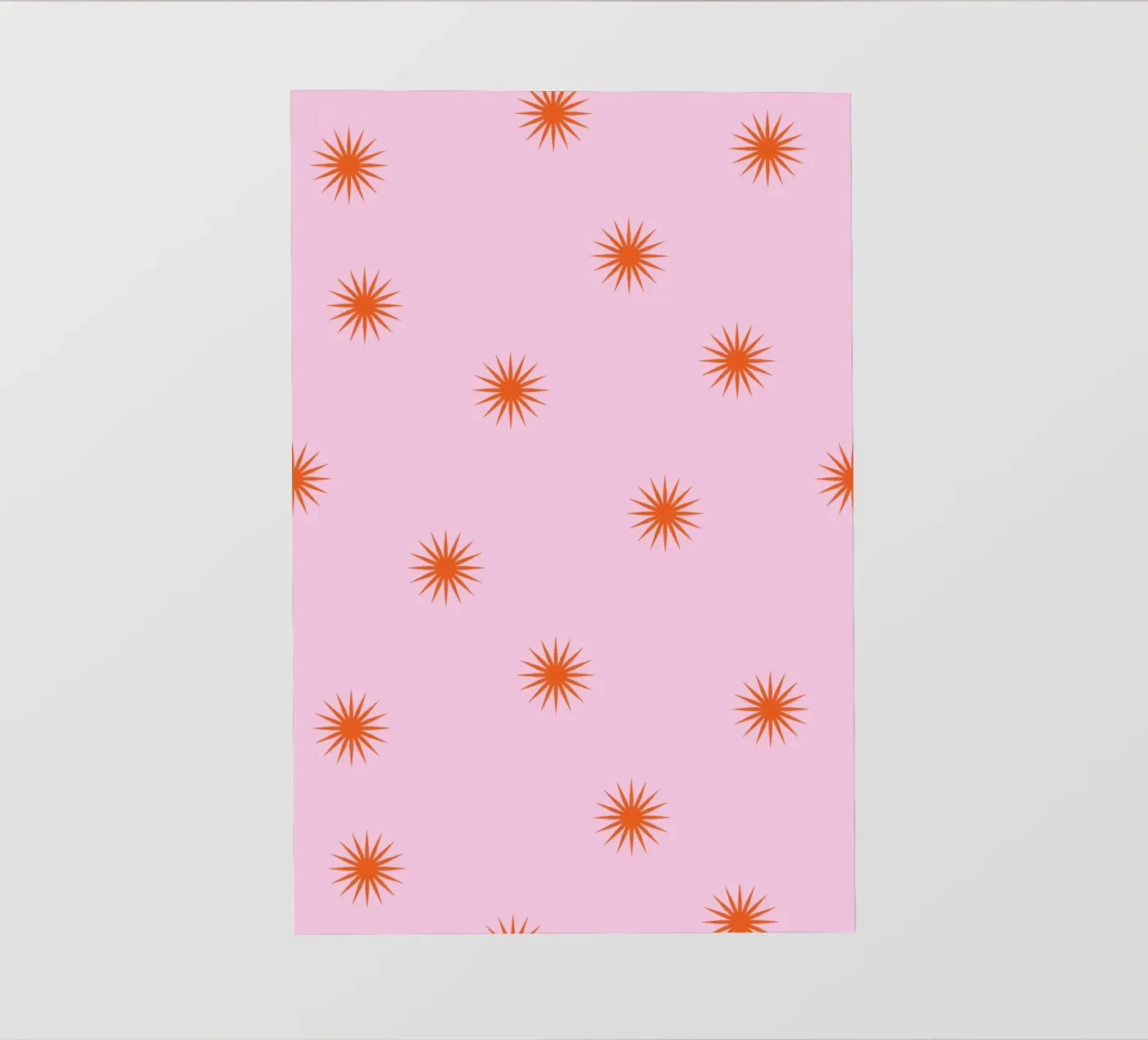 Sunshine Orange Pattern pellicola backlit da janamossmann