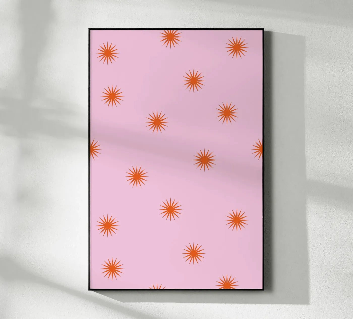 Sunshine Orange Pattern plexiglass da janamossmann