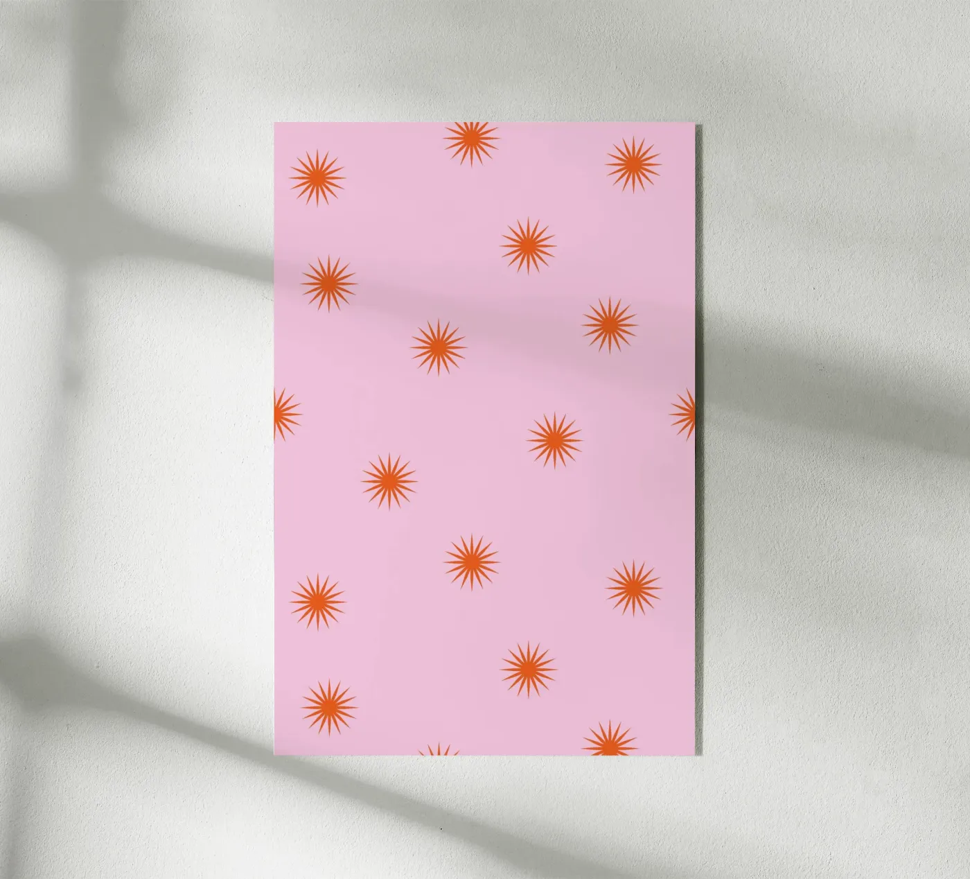 Sunshine Orange Pattern plexiglass da janamossmann