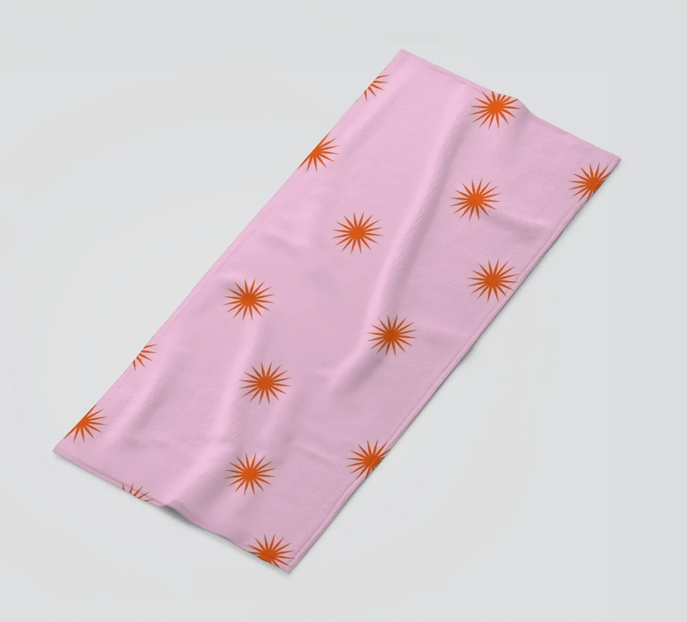 Sunshine Orange Pattern telo mare da janamossmann