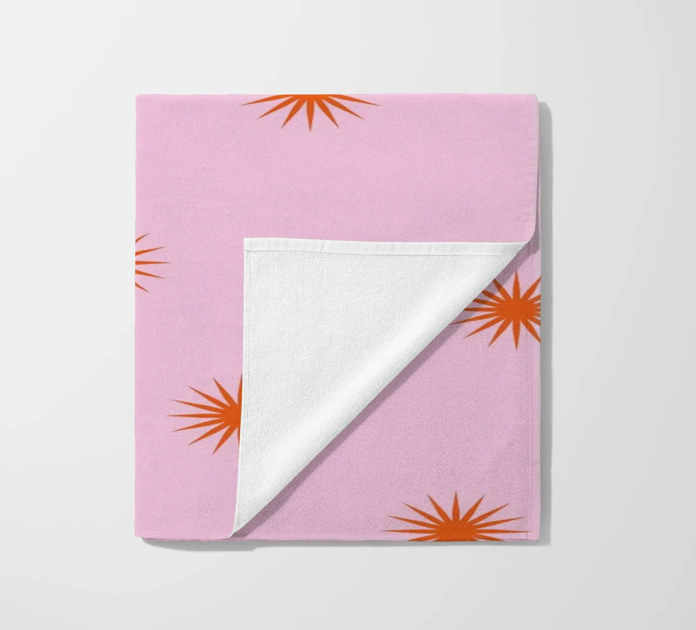 Sunshine Orange Pattern telo mare da janamossmann