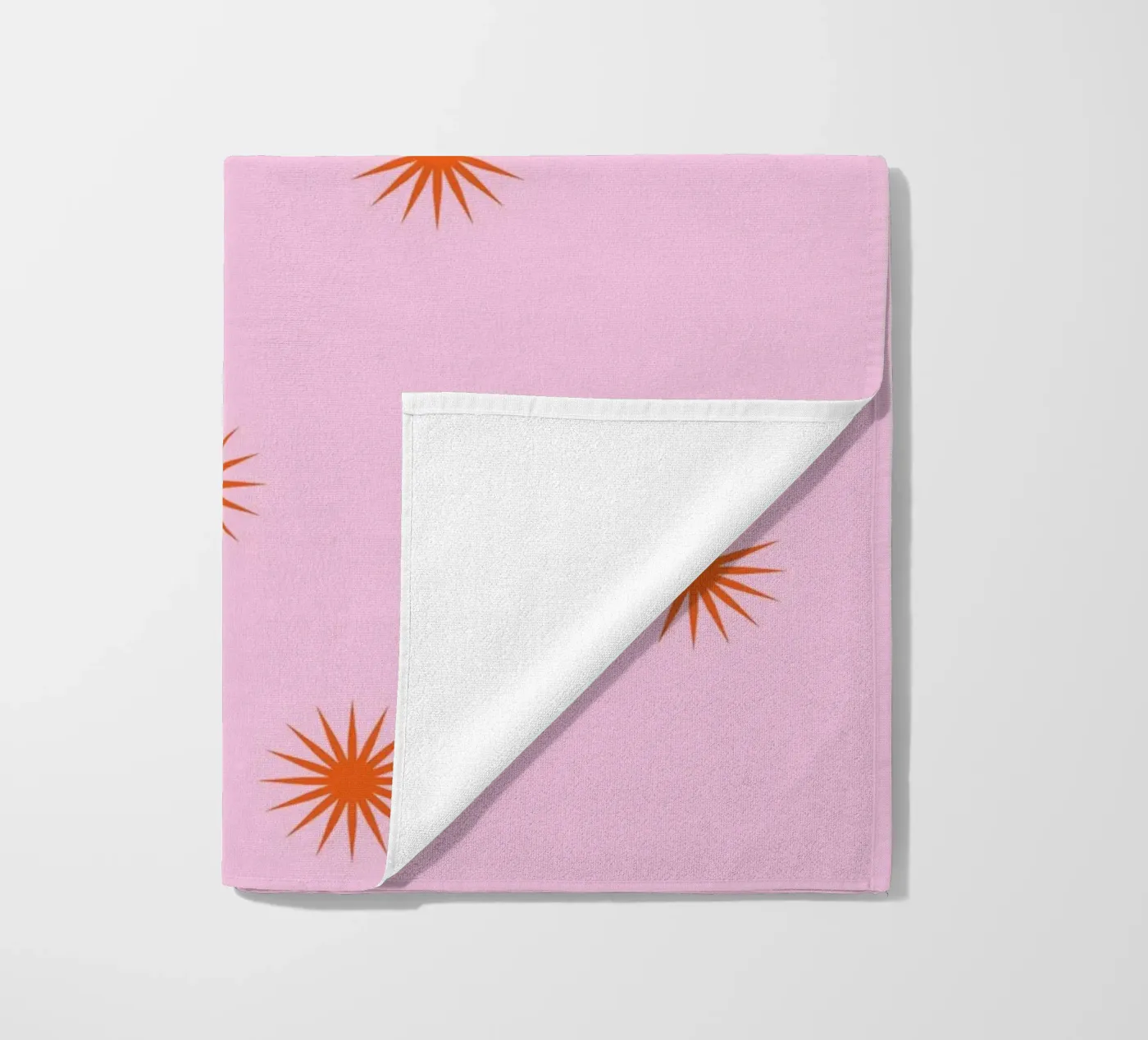 Sunshine Orange Pattern telo mare da janamossmann