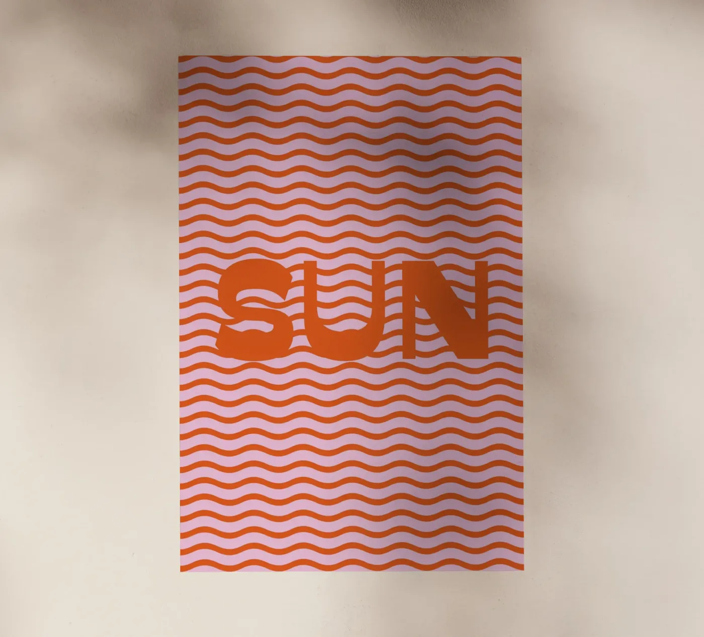 Sun Waves Orange pellicola backlit da janamossmann