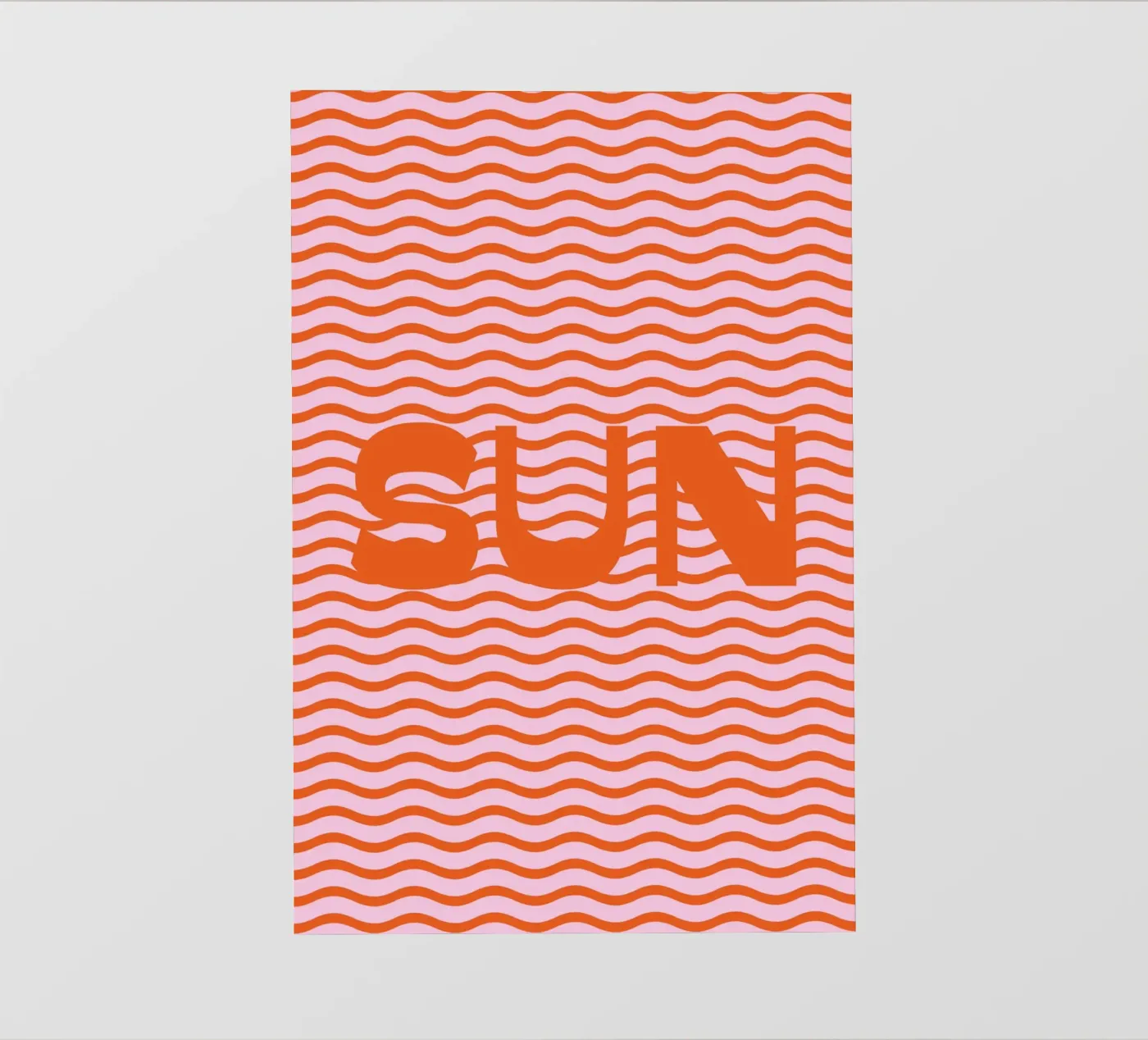 Sun Waves Orange pellicola backlit da janamossmann