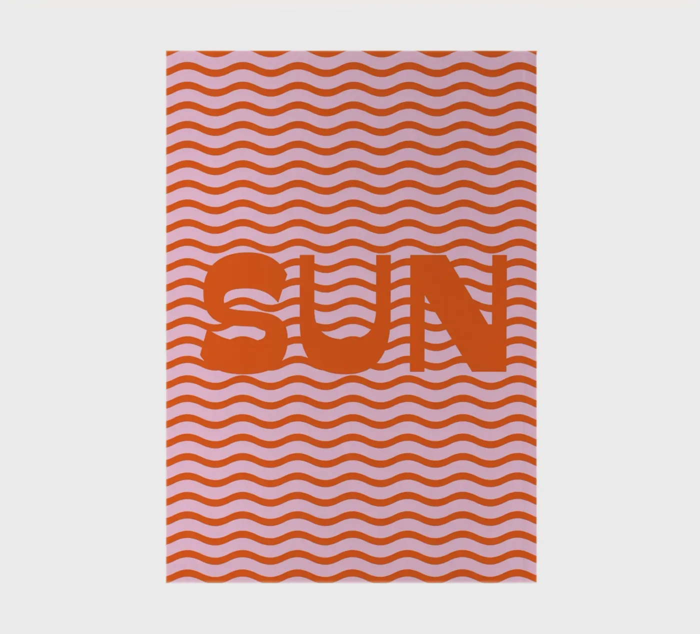 Sun Waves Orange notebook by janamossmann