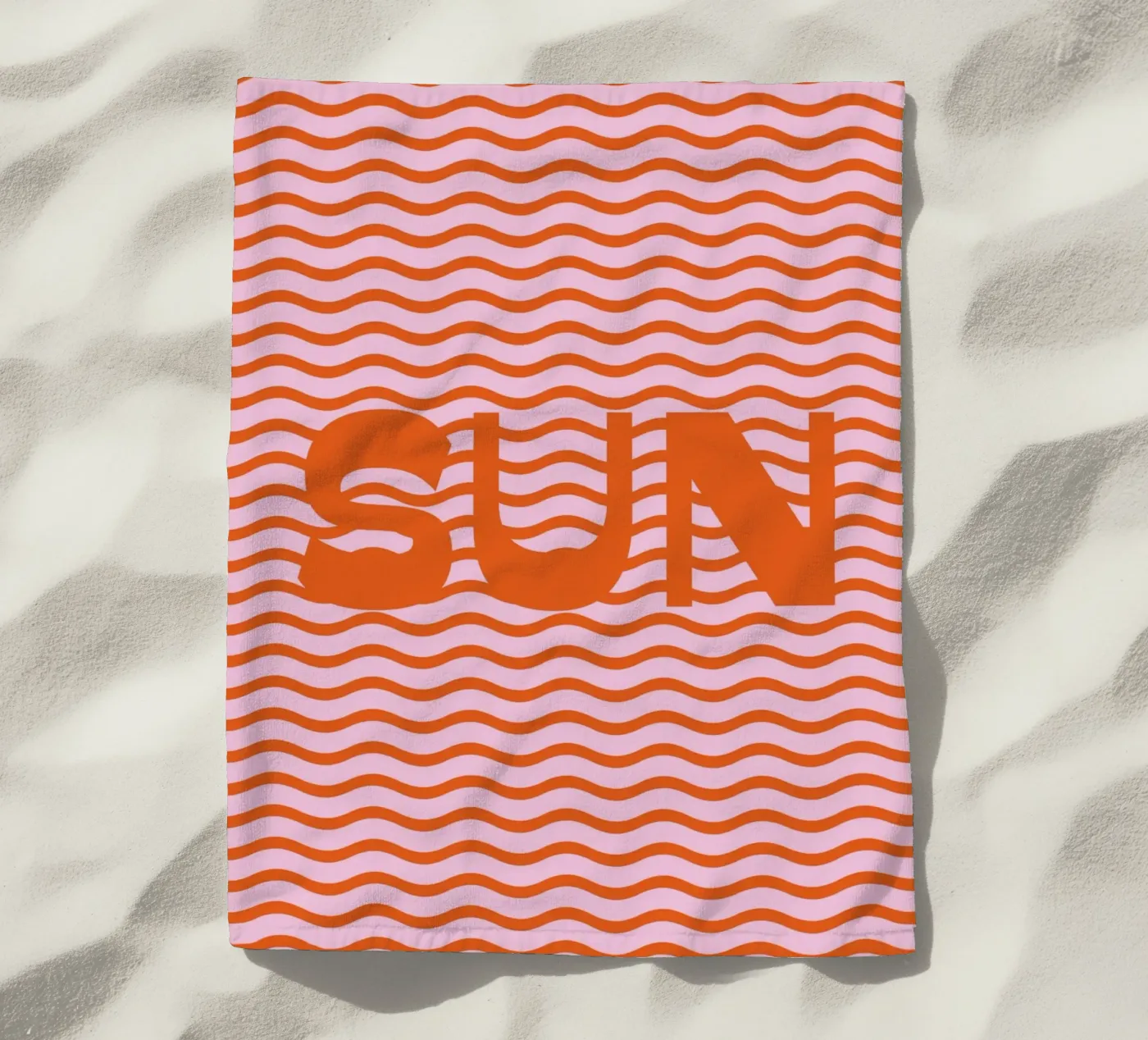 Sun Waves Orange telo mare da janamossmann