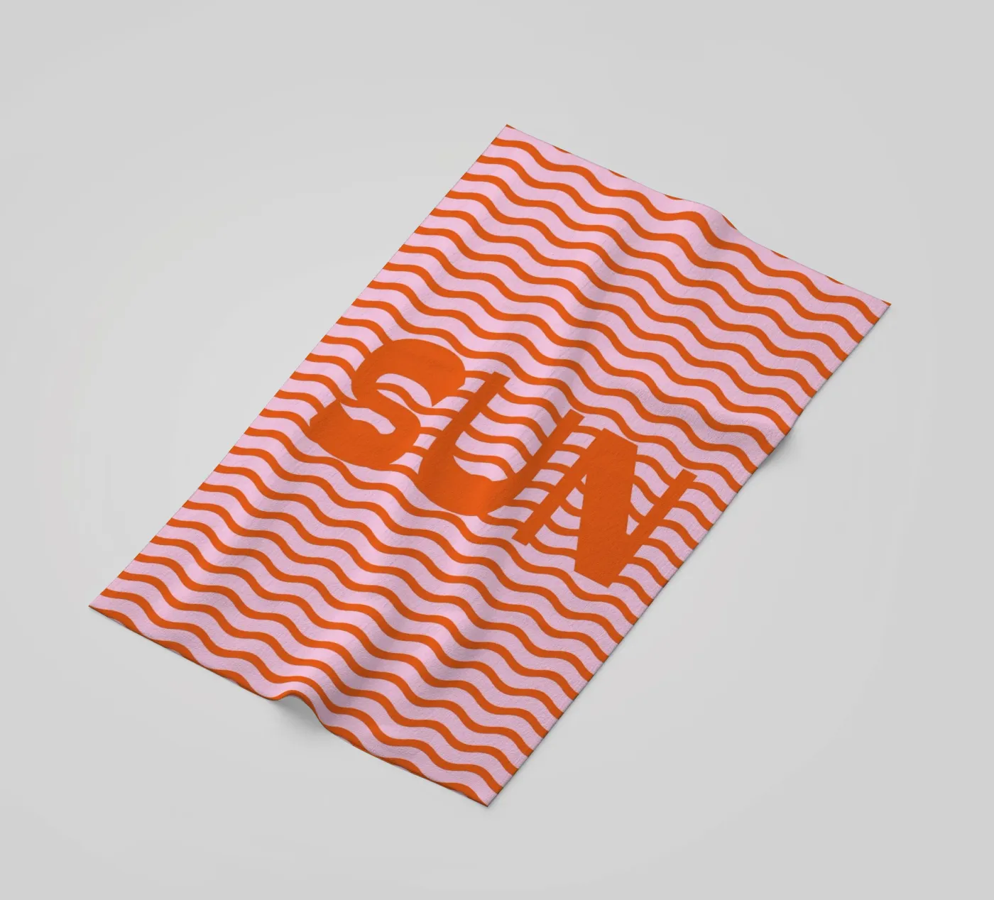 Sun Waves Orange telo mare da janamossmann