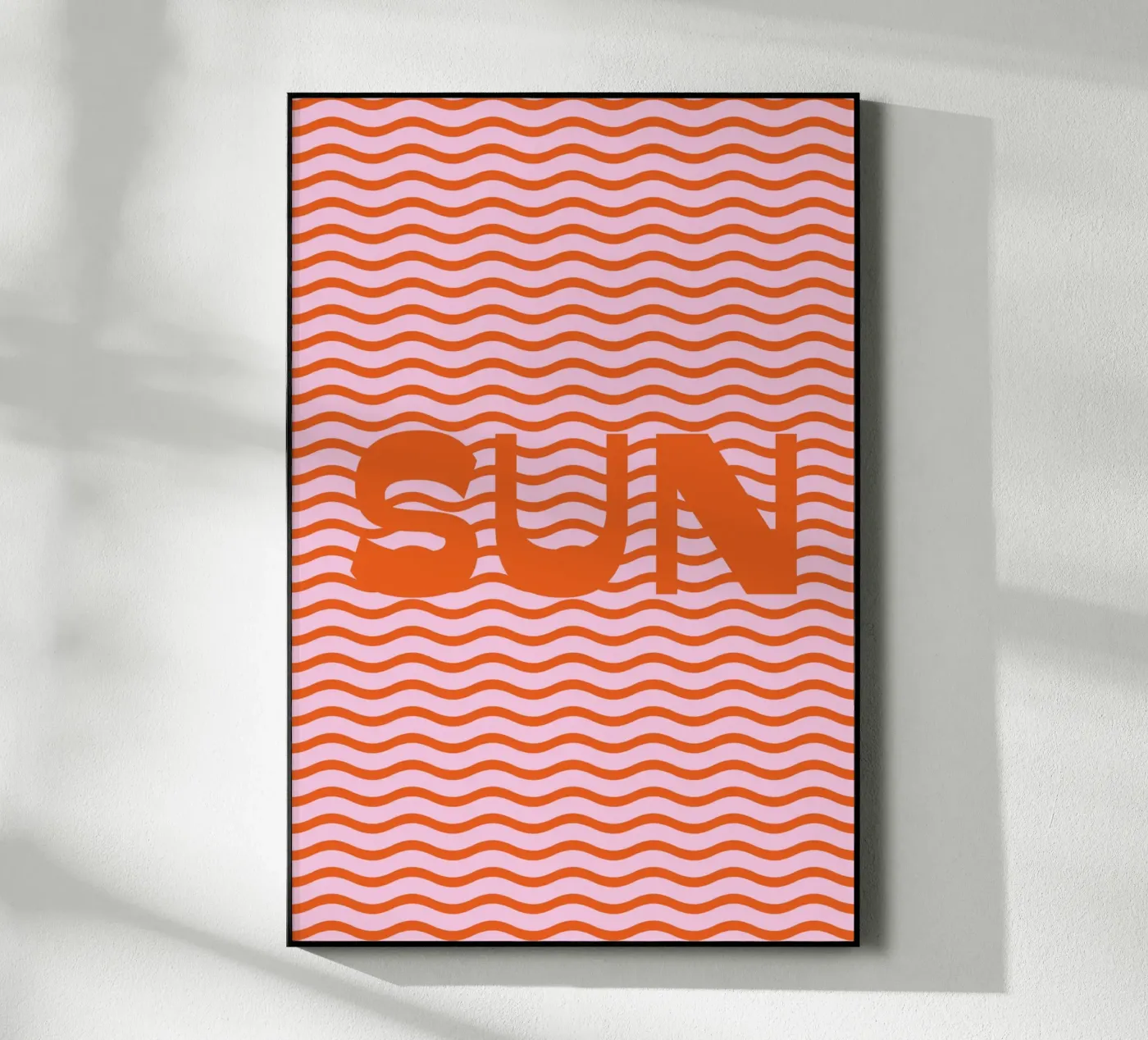 Sun Waves Orange plexiglass da janamossmann