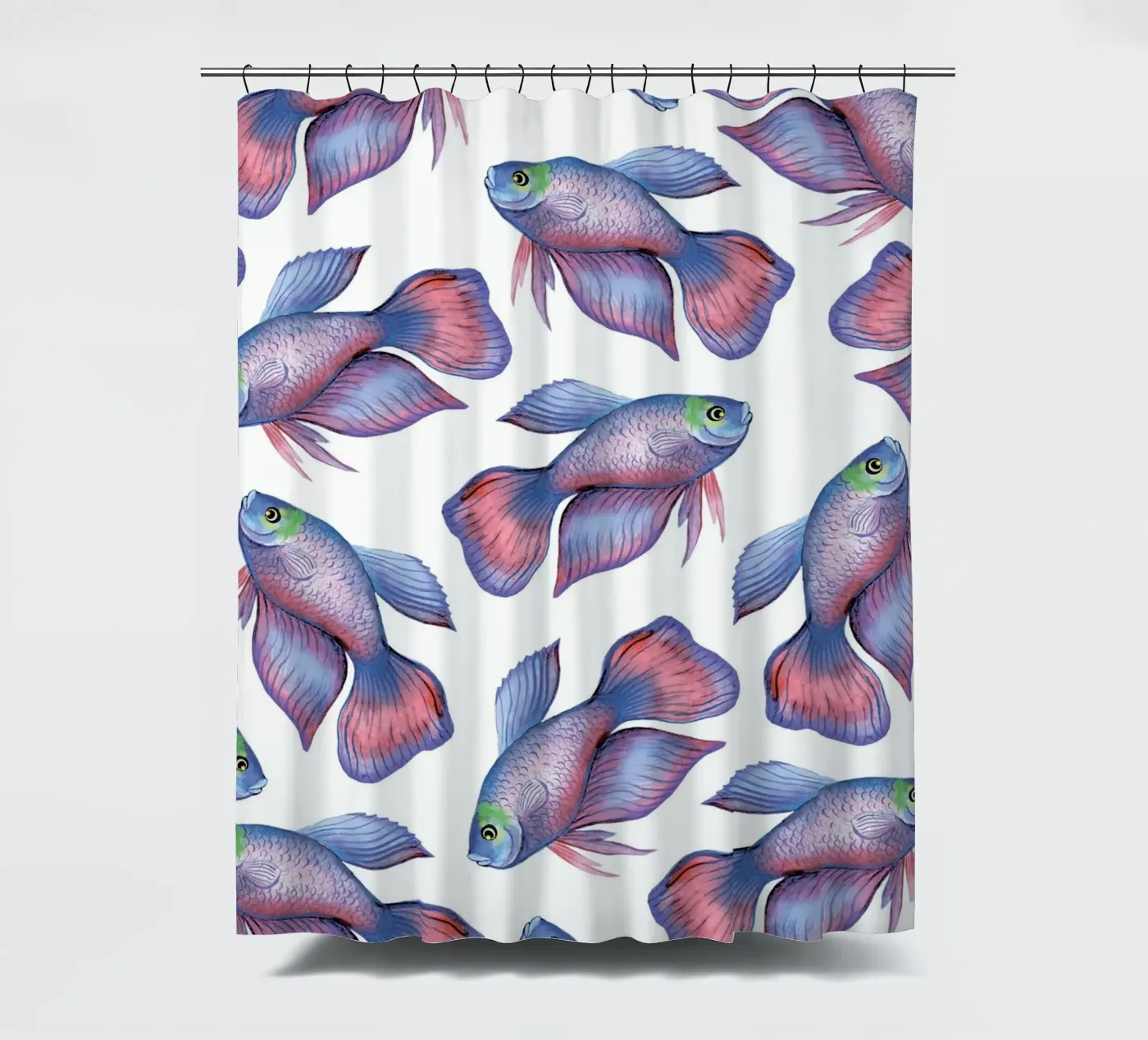 Fish pattern Duschvorhang von Happypatterns