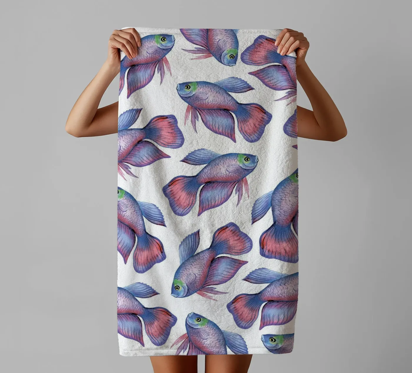 Fish pattern Handtuch von Happypatterns
