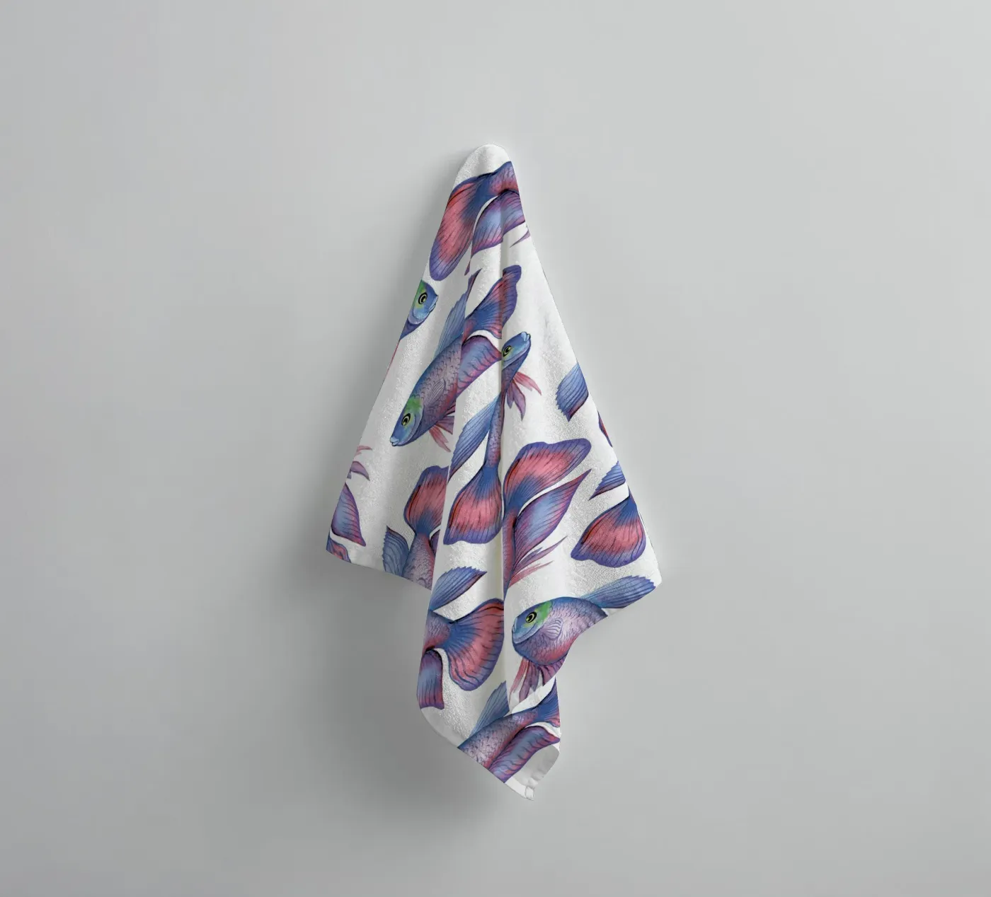 Fish pattern Handtuch von Happypatterns