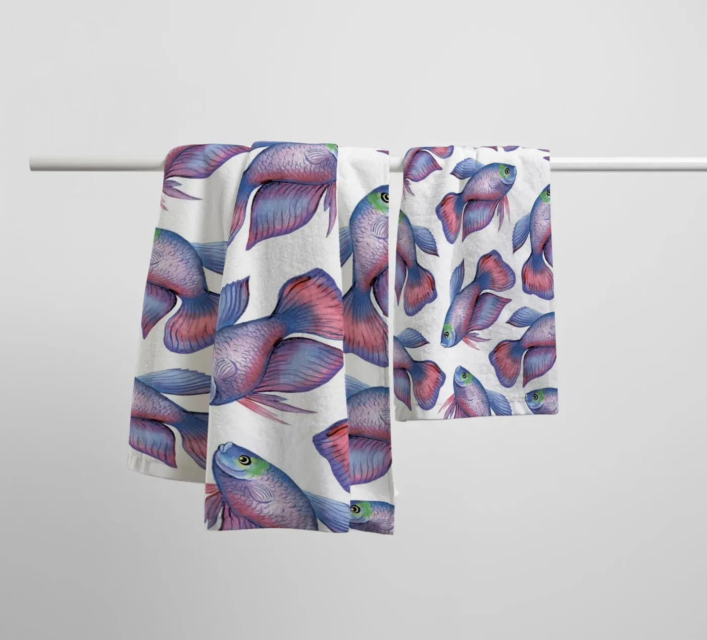 Fish pattern Handtuch von Happypatterns