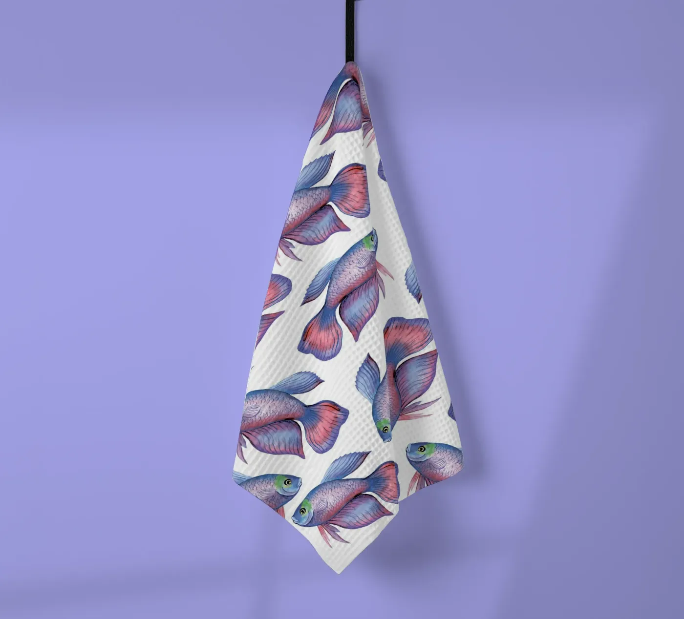 Fish pattern Geschirrtuch von Happypatterns