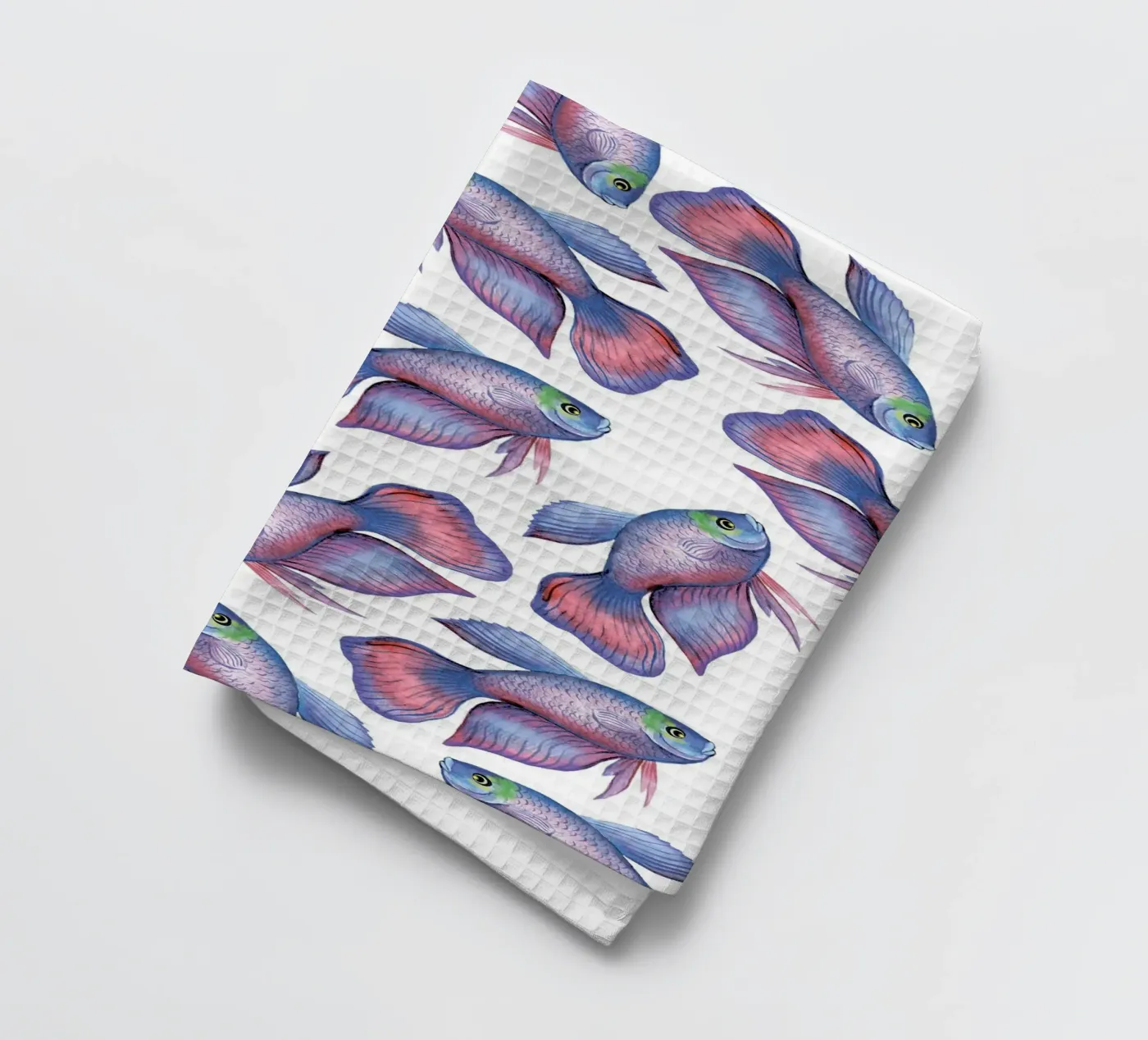 Fish pattern Geschirrtuch von Happypatterns