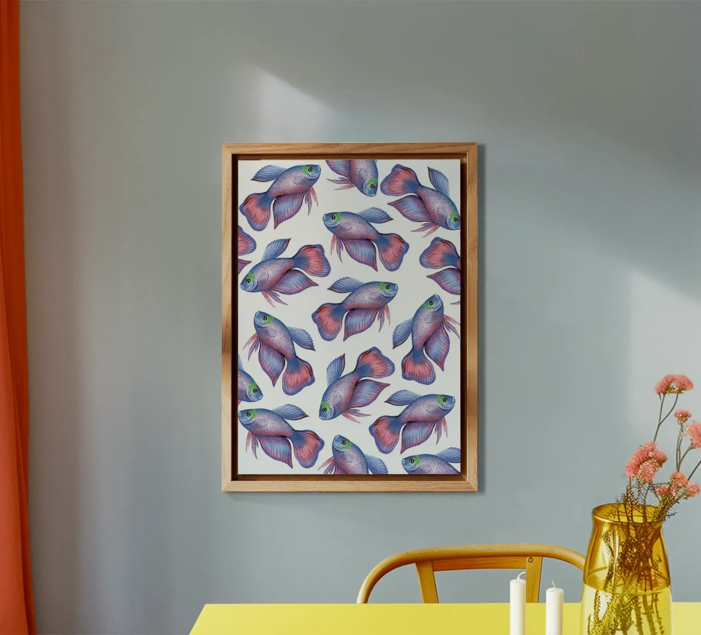 Fish pattern Forex-Platte von Happypatterns