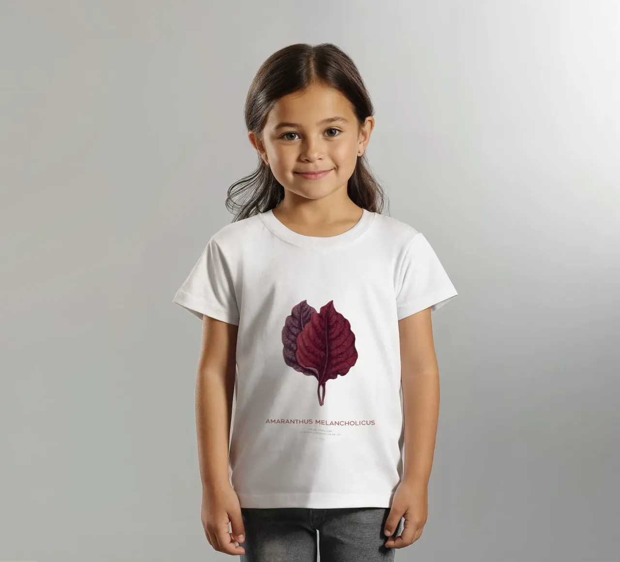 Essbarer Amaranth oder Amaranthus Melancholicus Kinder T-Shirt von Vintagrafica