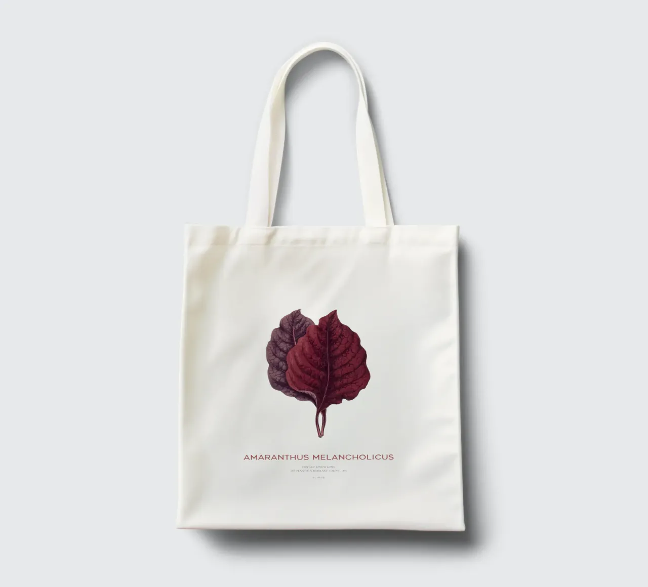 Essbarer Amaranth oder Amaranthus Melancholicus Jutebeutel von Vintagrafica