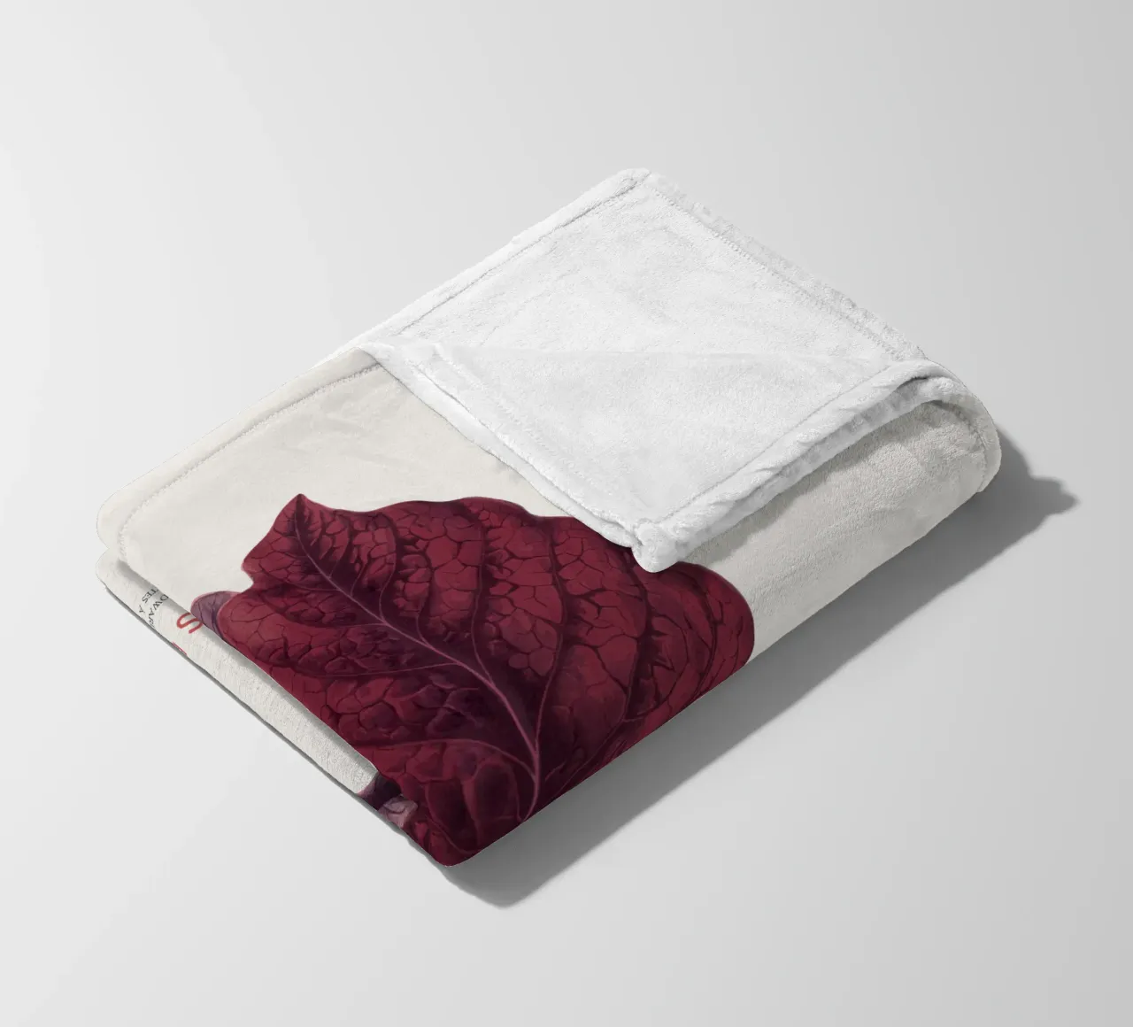 Essbarer Amaranth oder Amaranthus Melancholicus Fleecedecke von Vintagrafica