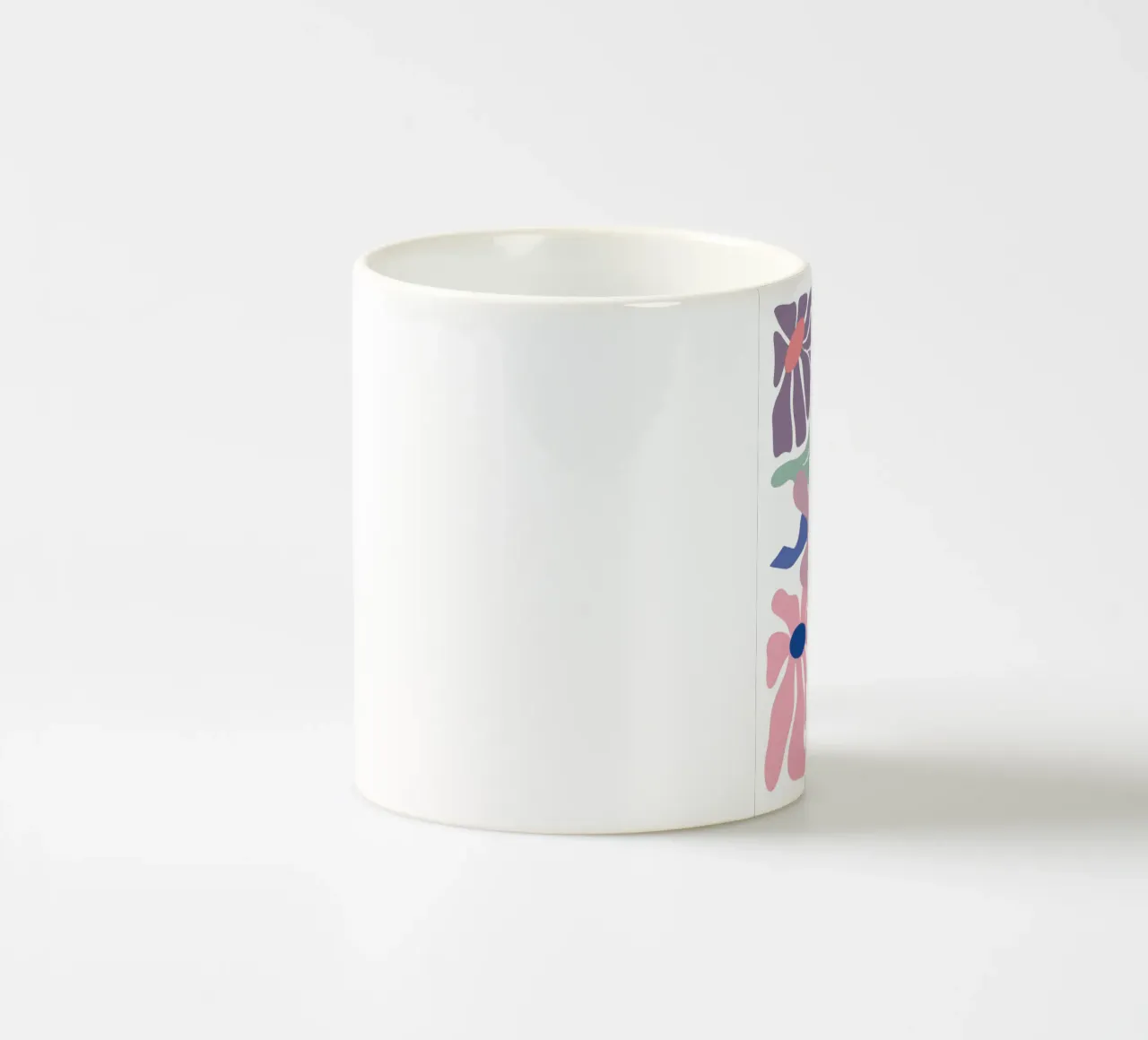 Floral shapes Keramik Tasse von LisaArtes