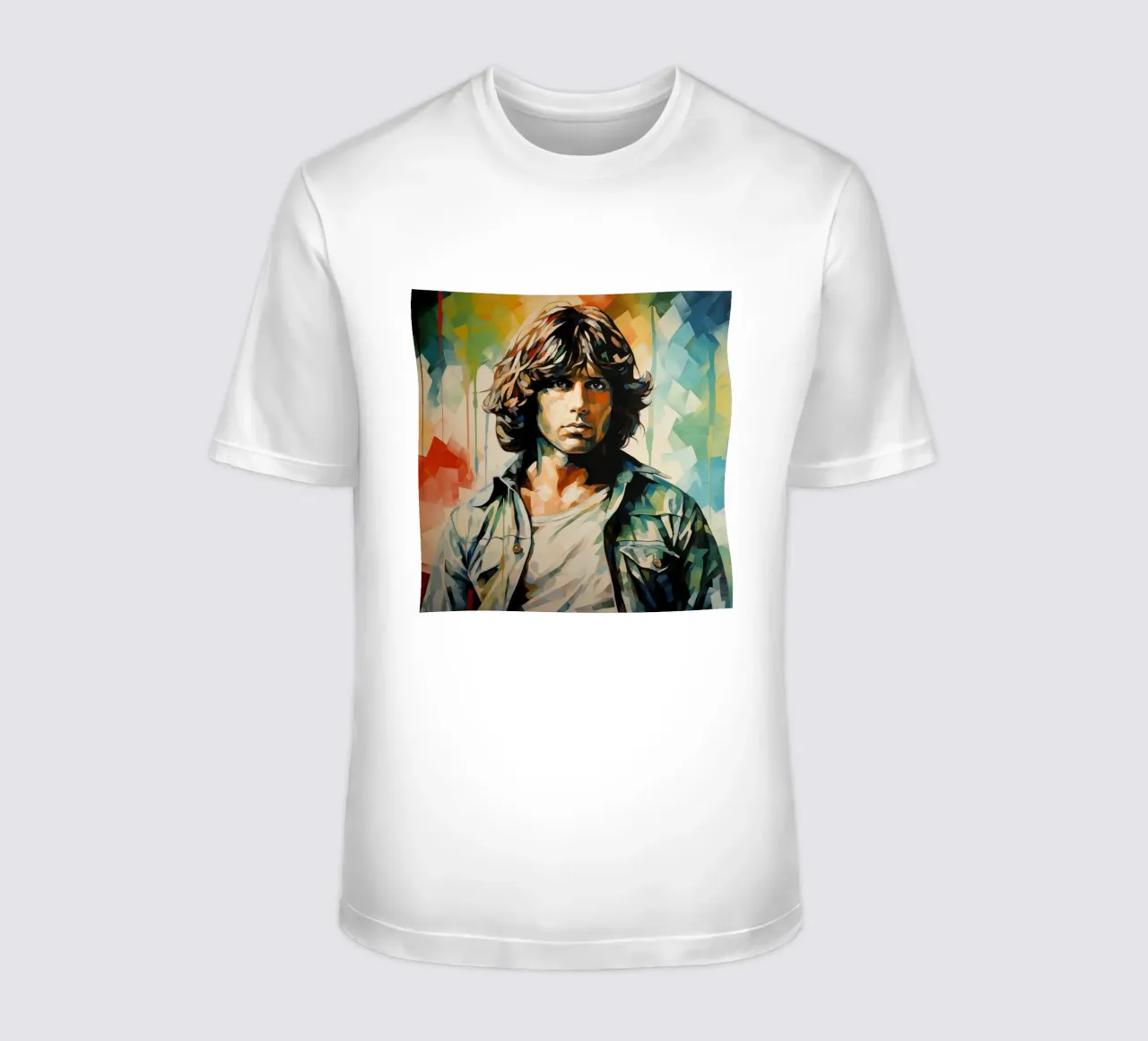 Jim Morisson - The Doors - Pop Art Portrait t-shirt da Autofocus