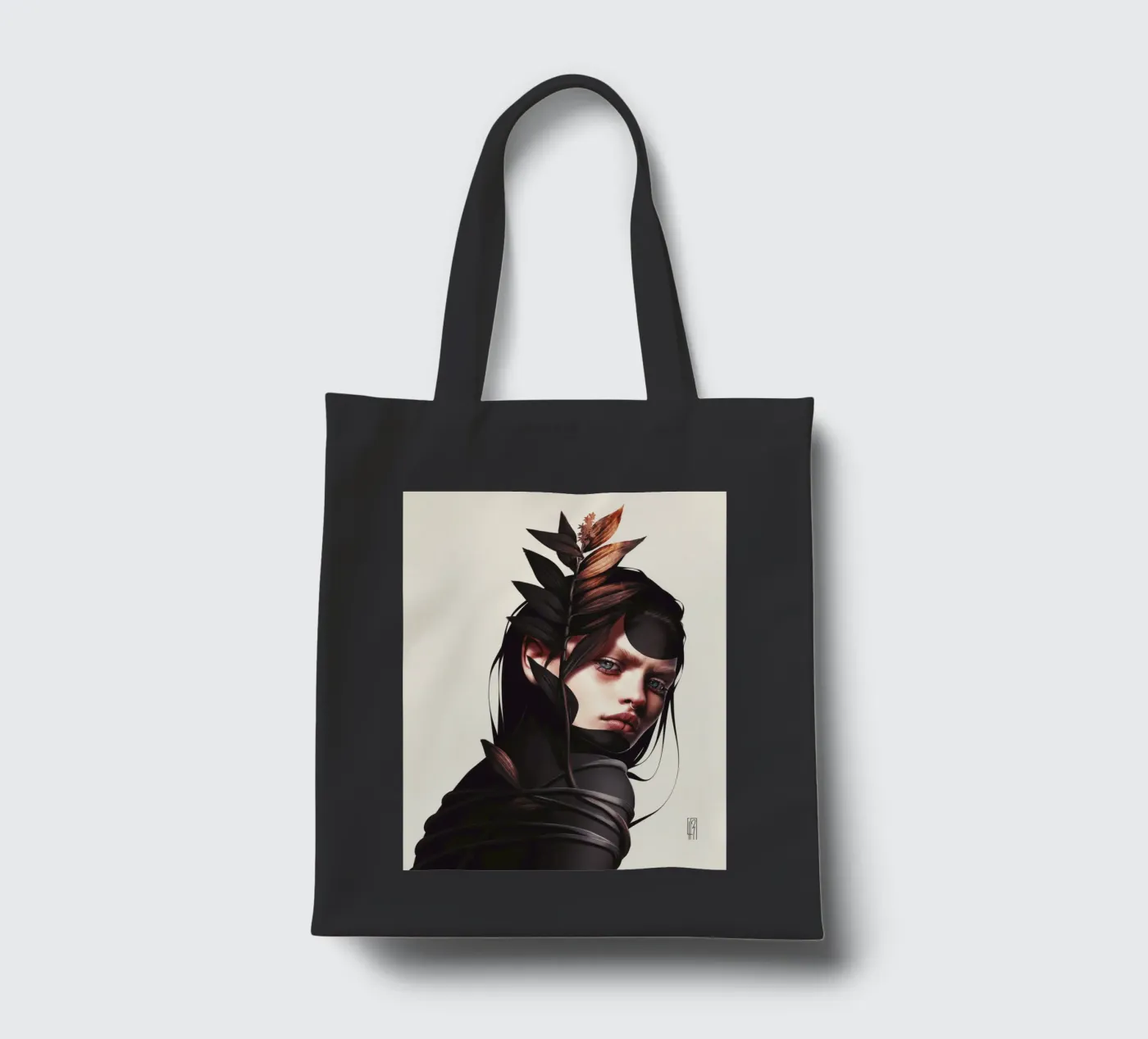Binding tote bag by laurahrubin