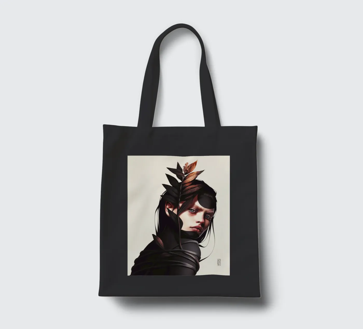 Binding tote bag by laurahrubin