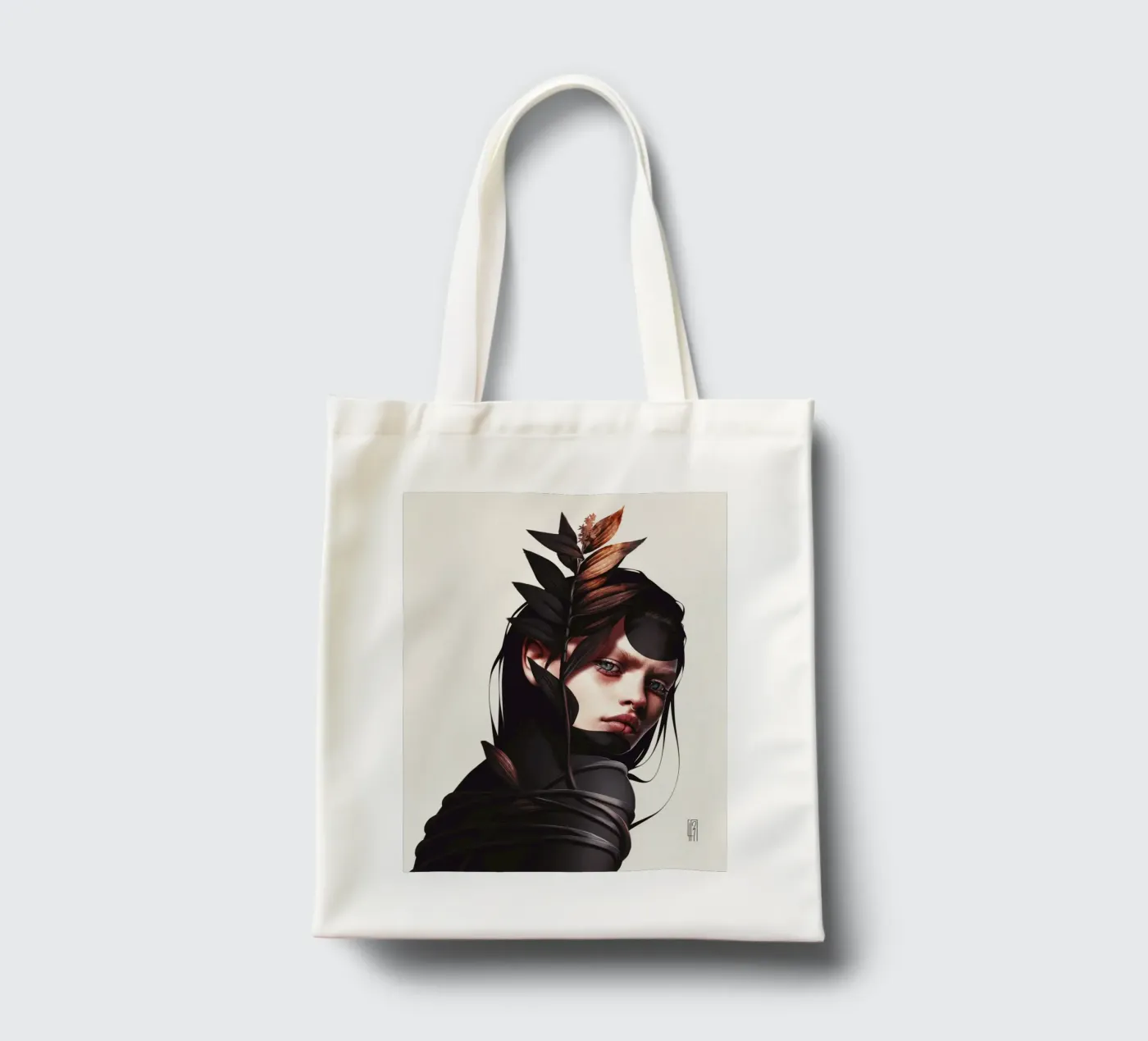 Binding tote bag by laurahrubin