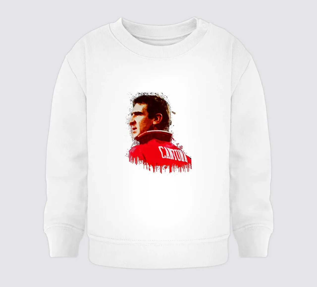 Eric Cantona è il numero 7 felpa neonato da Gunawan Rb