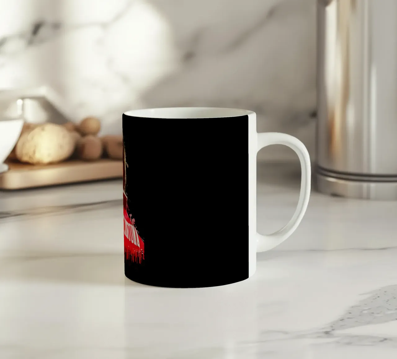 Eric Cantona è il numero 7 tazza in ceramica da Gunawan Rb