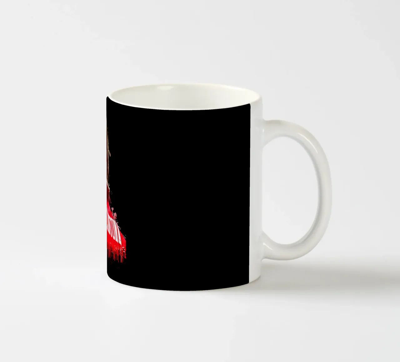 Eric Cantona è il numero 7 tazza in ceramica da Gunawan Rb
