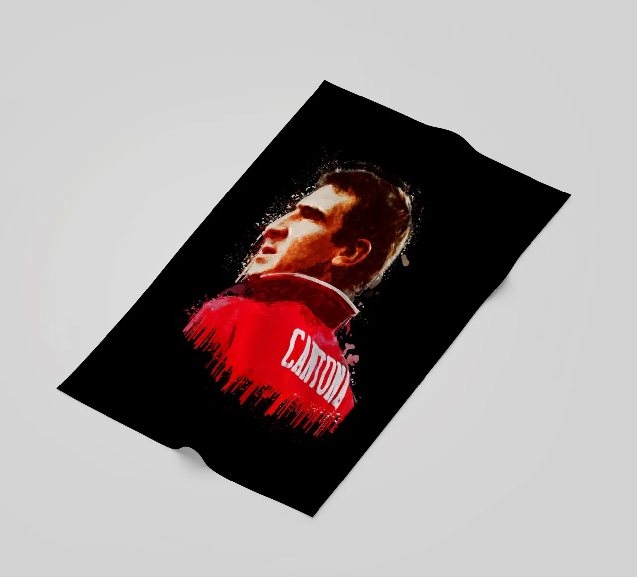 Eric Cantona è il numero 7 telo mare da Gunawan Rb