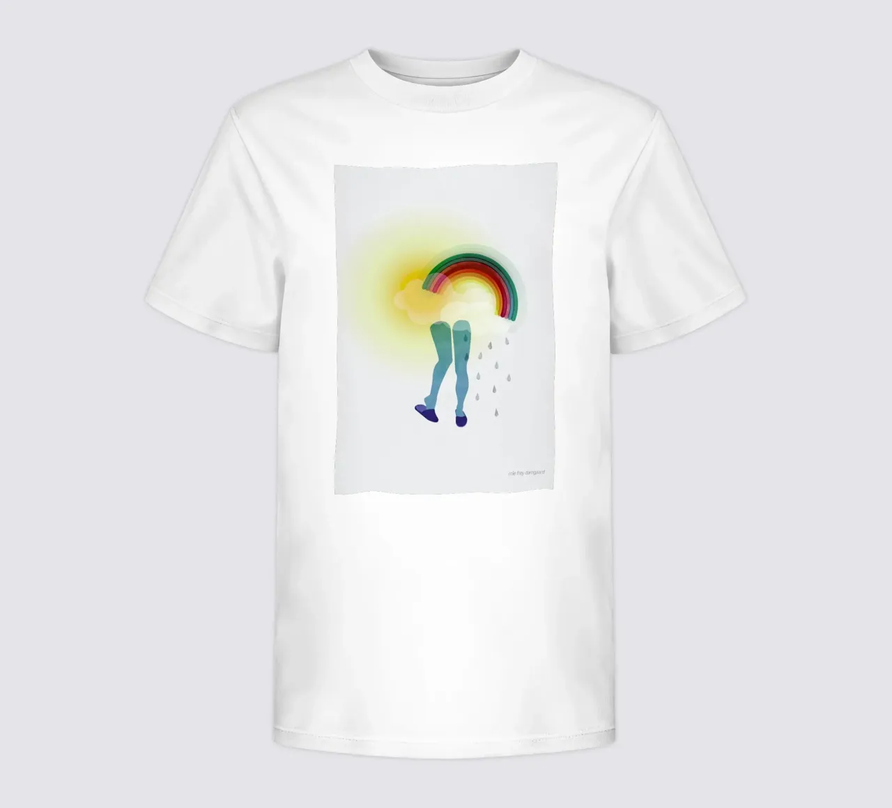 Puzzled kinder t-shirt van Mie Frey Damgaard