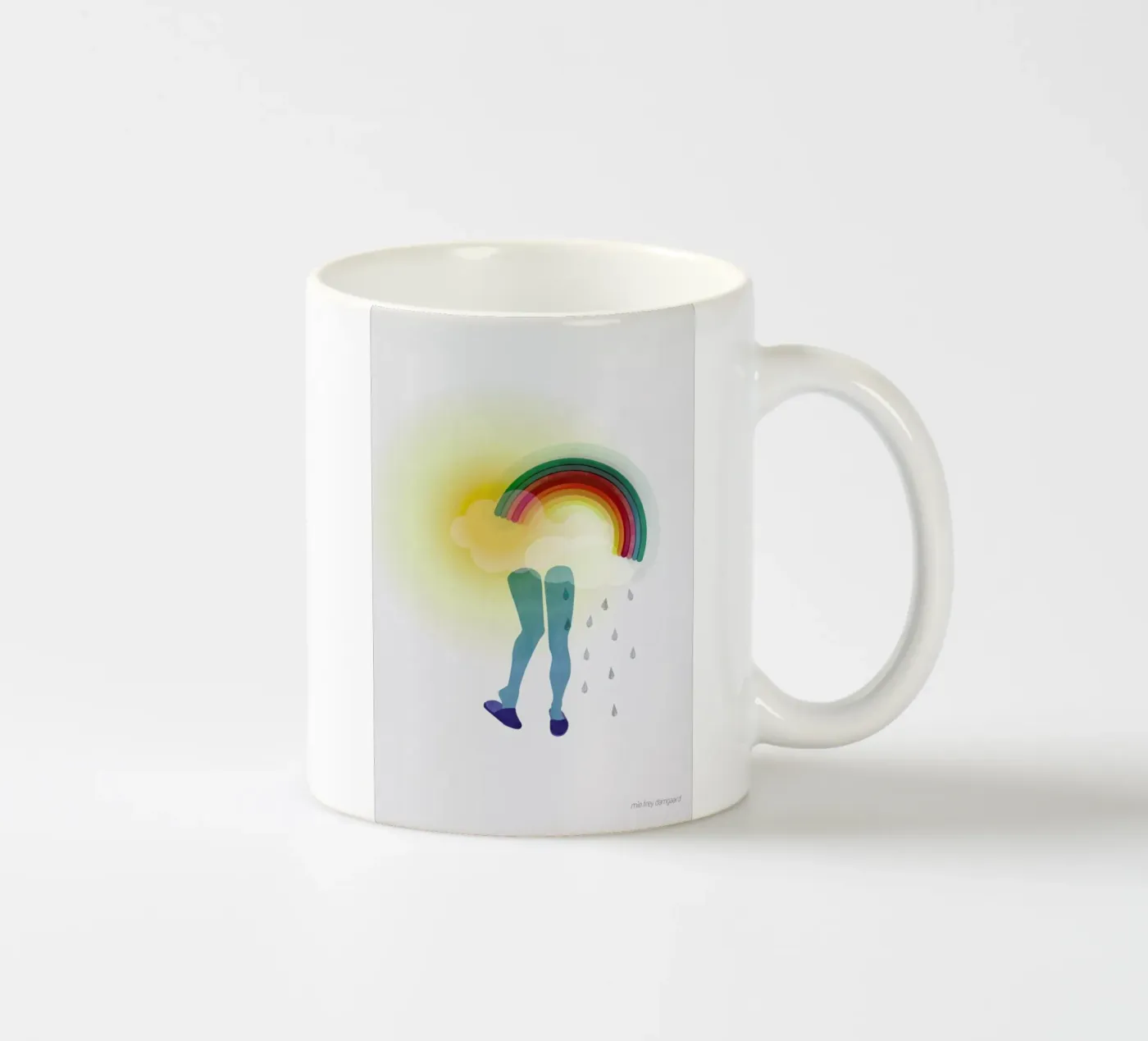 Puzzled Keramik Tasse von Mie Frey Damgaard