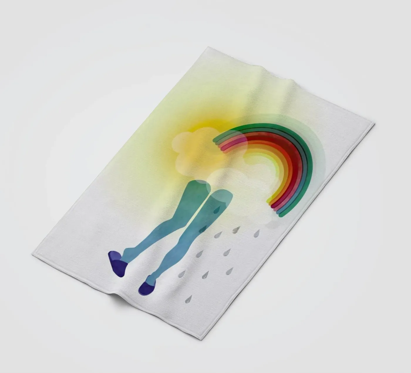 Puzzled coperta in pile da Mie Frey Damgaard