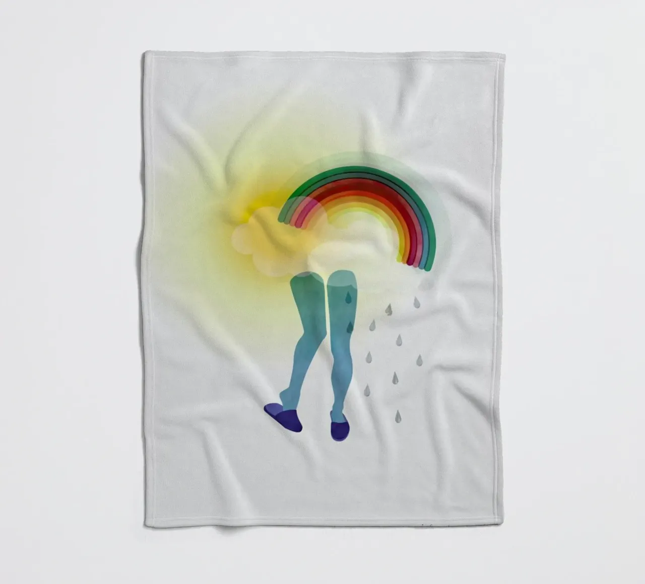 Puzzled Fleecedecke von Mie Frey Damgaard