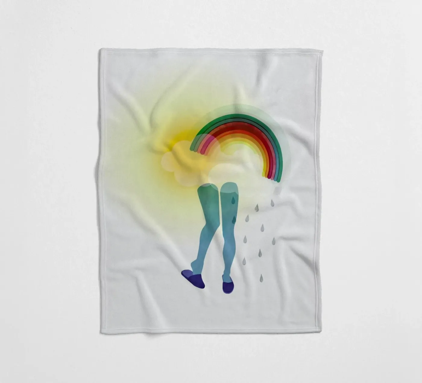 Puzzled coperta in pile da Mie Frey Damgaard